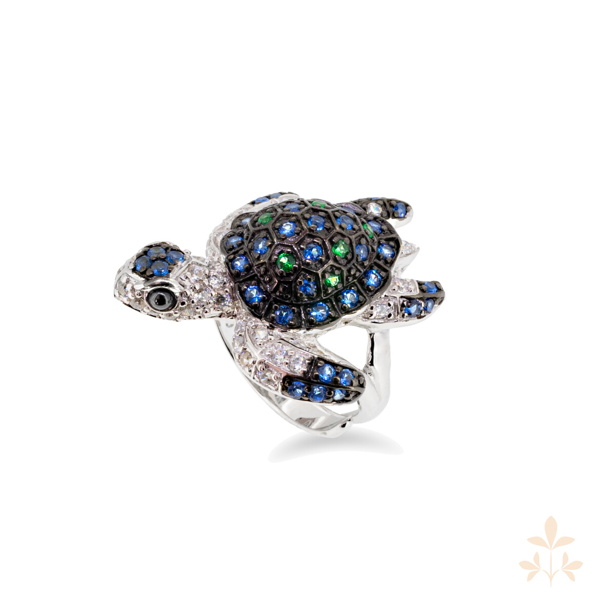 At the time Schelly turtle ring SZA-1990-210-S