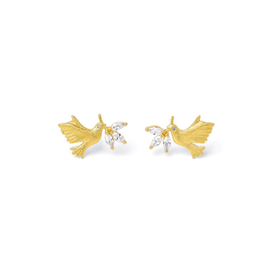 Bernd Wolf pigeon earrings 1930013156