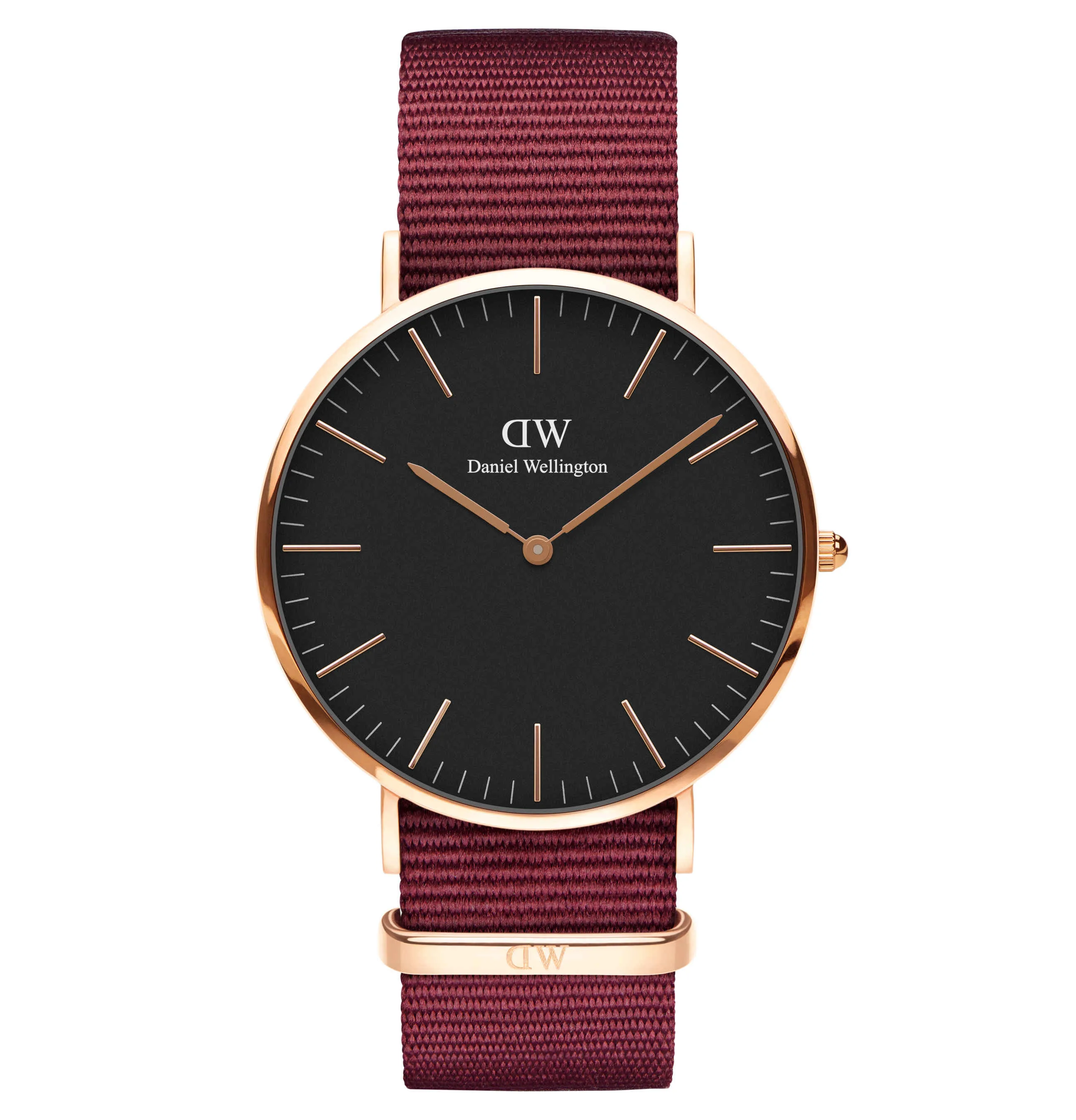 Pre-owned Daniel Wellington DW00100269 Classic Black Roselyn Men's Watch 40mm