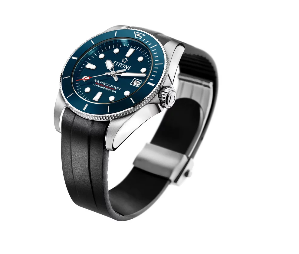 Titoni Seascoper 300 men's watch 83300 S-BE-R-705