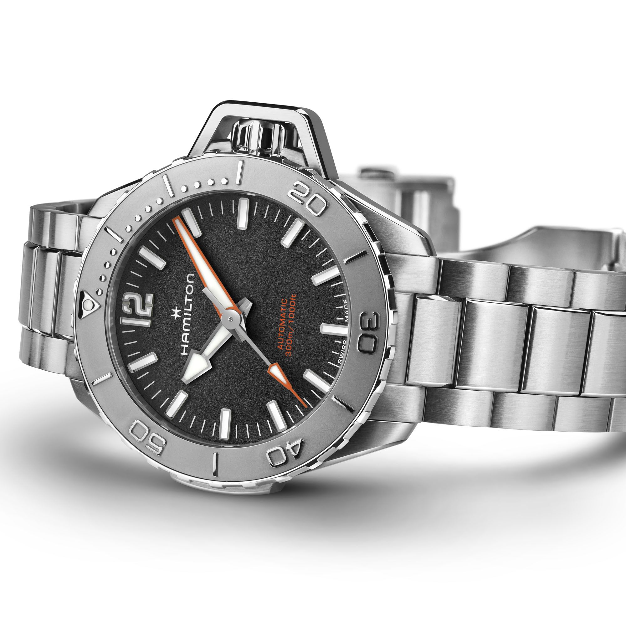 Hamilton Khaki Navy Frogman Automatic H77485130 Men's Watch