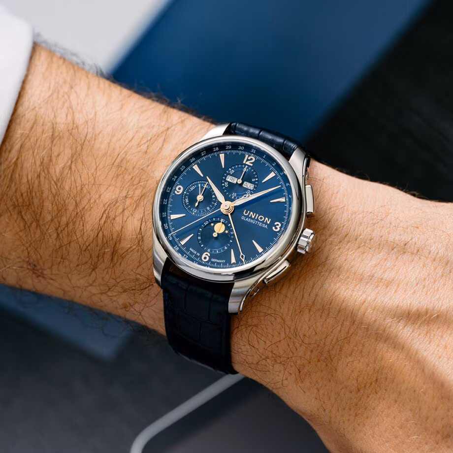 Union Glashütte Belisar Chronograph Moonphase Men's Watch D014.425.16.047.01