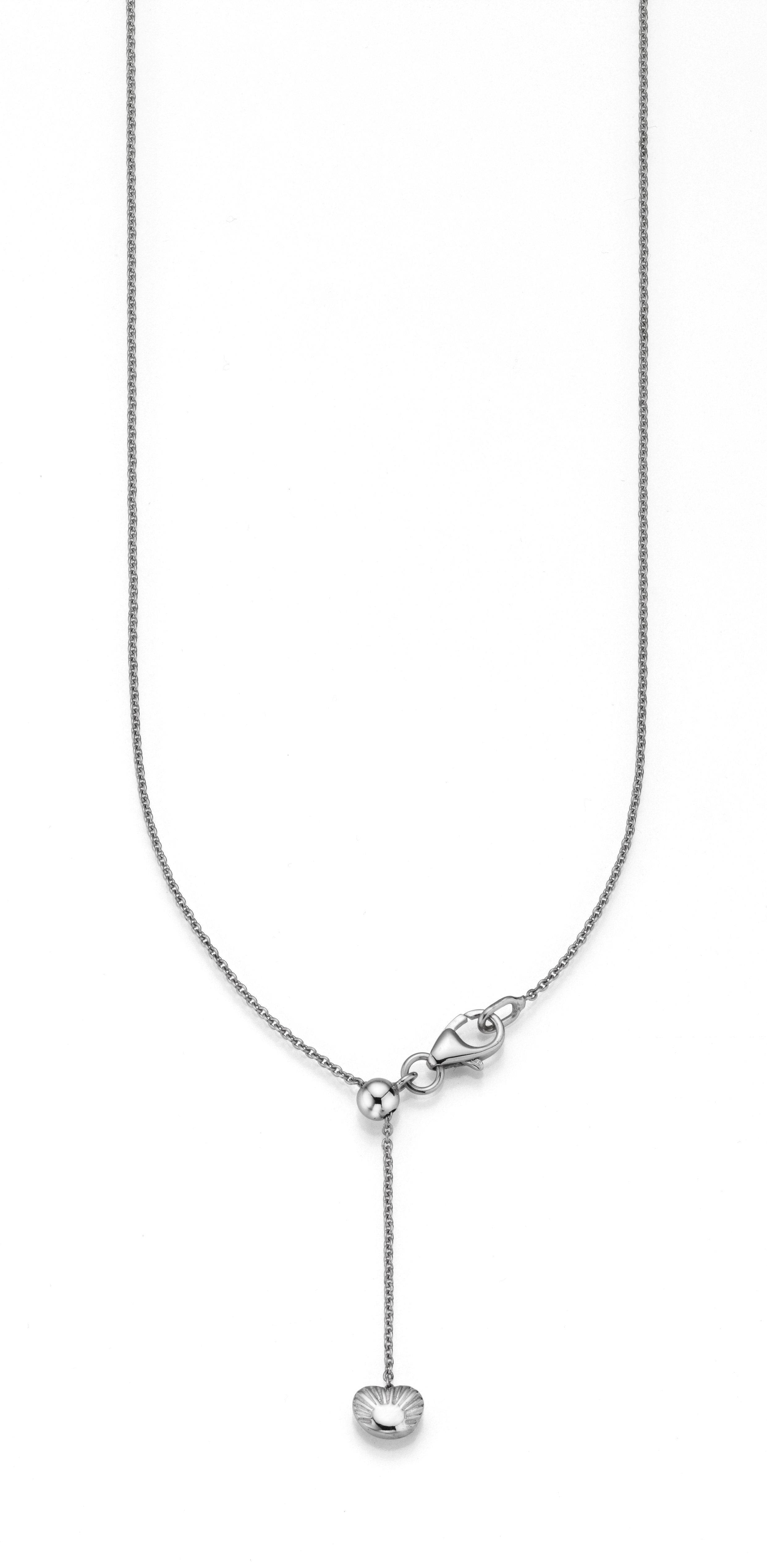 Adriana necklace with a pendant made of freshwater pearl and zirconia stone S2
