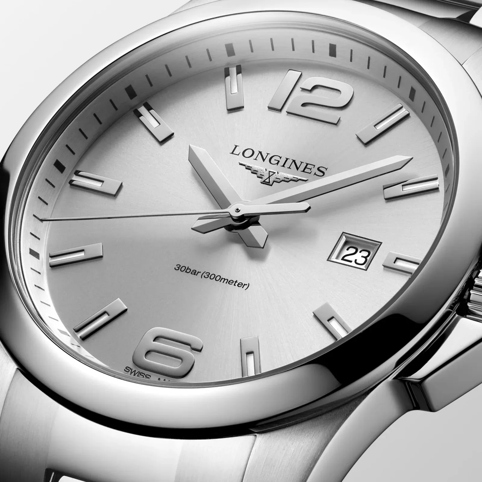 Longines Conquest Silber steel bracelet 43 mm Men’s Watch L3.760.4.76.6