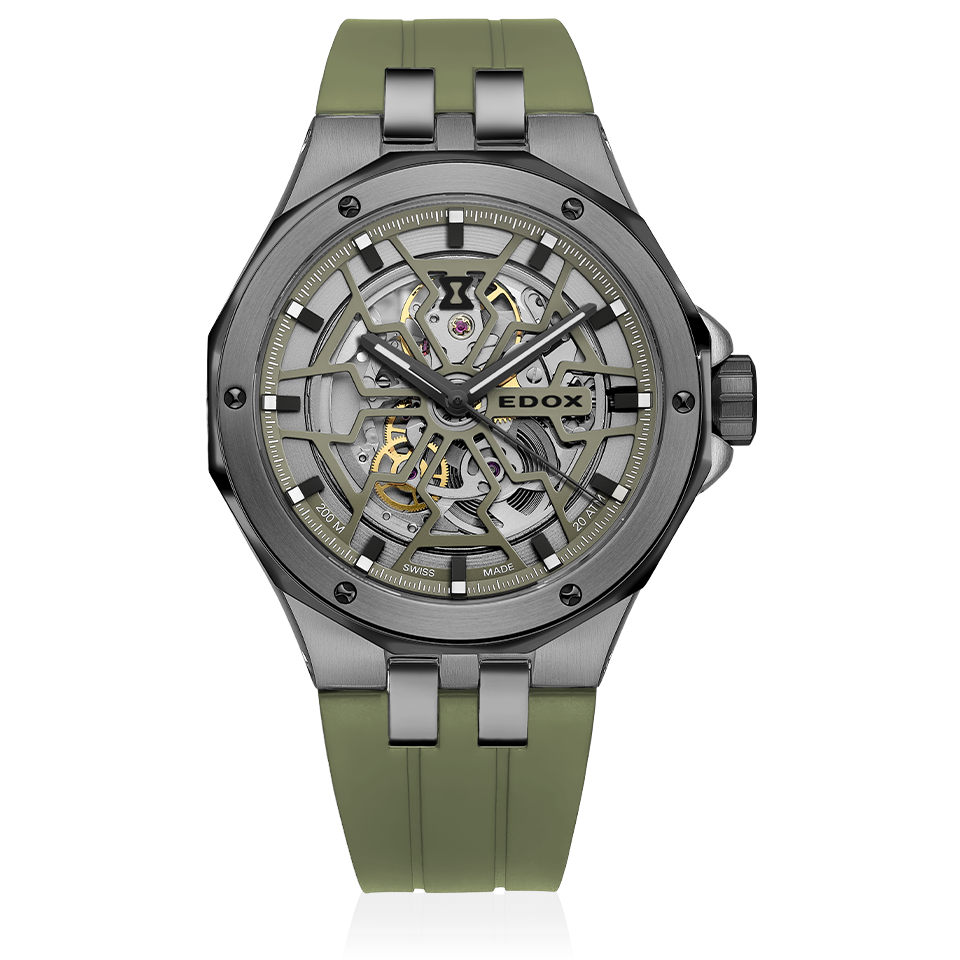 Edox Delfin Mecano men's watch 85303 357GNCAV VONB