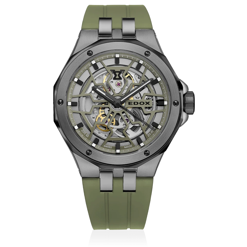Edox Delfin Mecano men's watch 85303 357GNCAV VONB