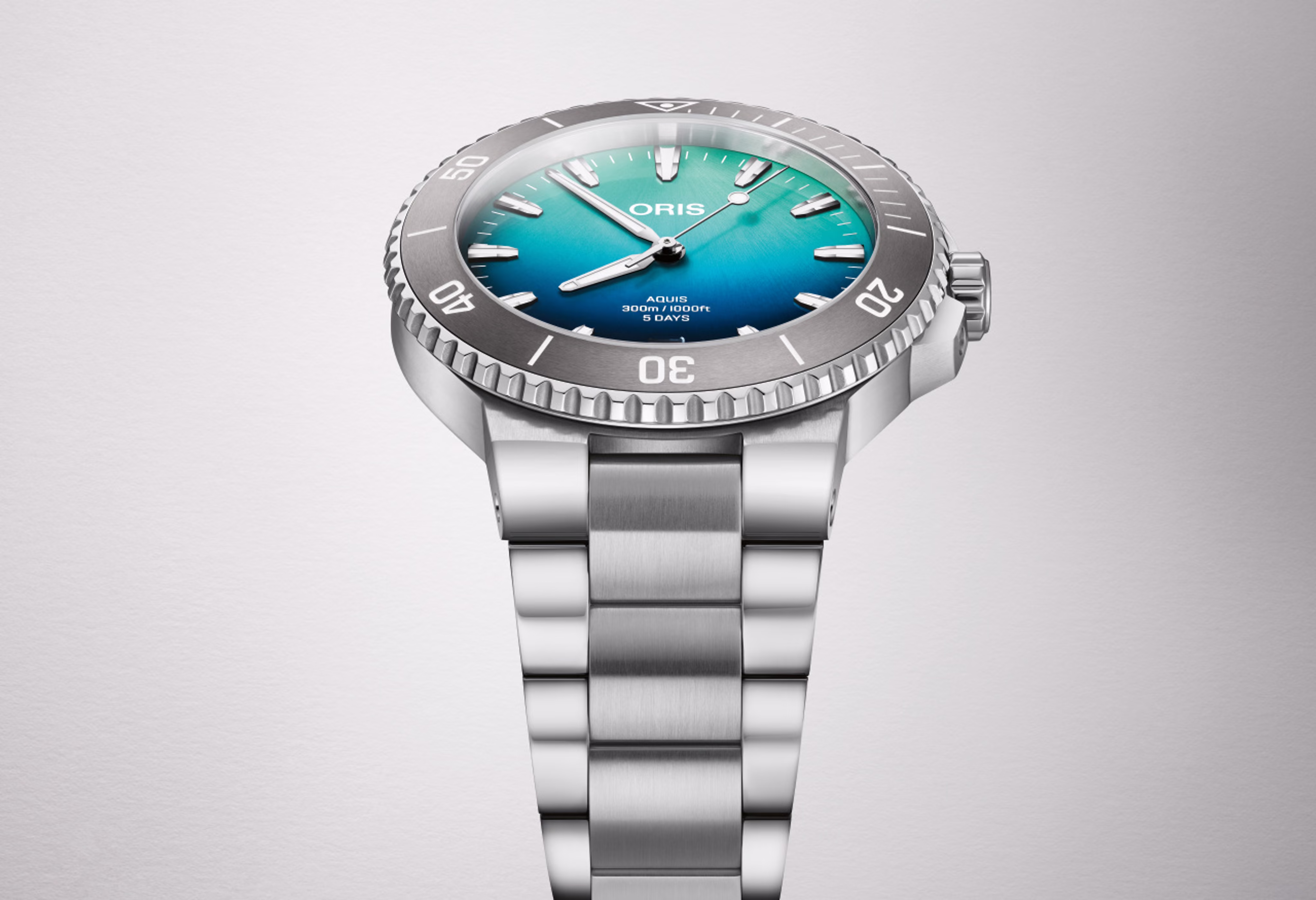 Oris men's watch Aquis 01 400 7790 4185 set