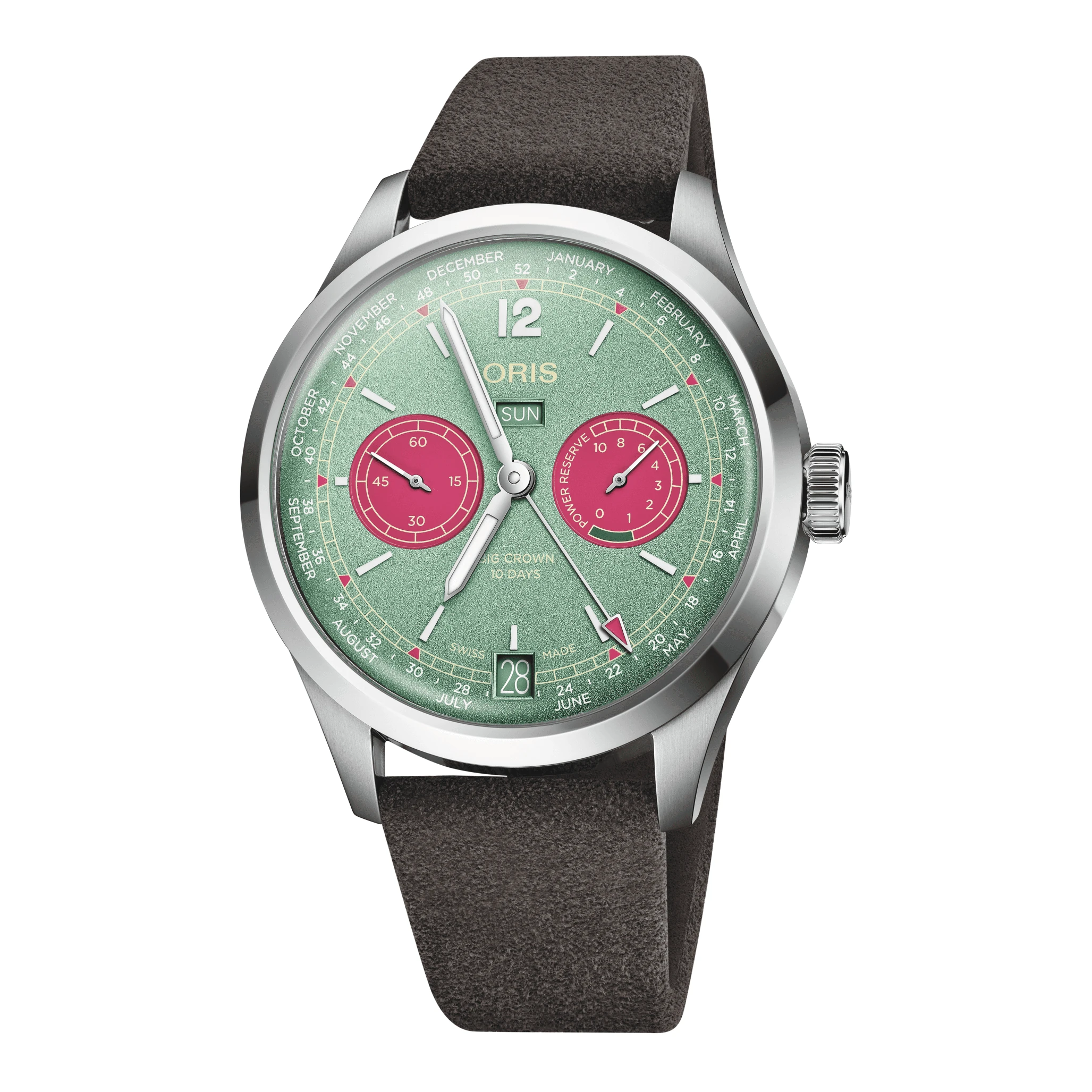 Oris Big Crown Calibre 113, 43mm, automatic, 10-day power reserve, leather strap, men's watch 01 113 7800 4057-07 5 21 14FC