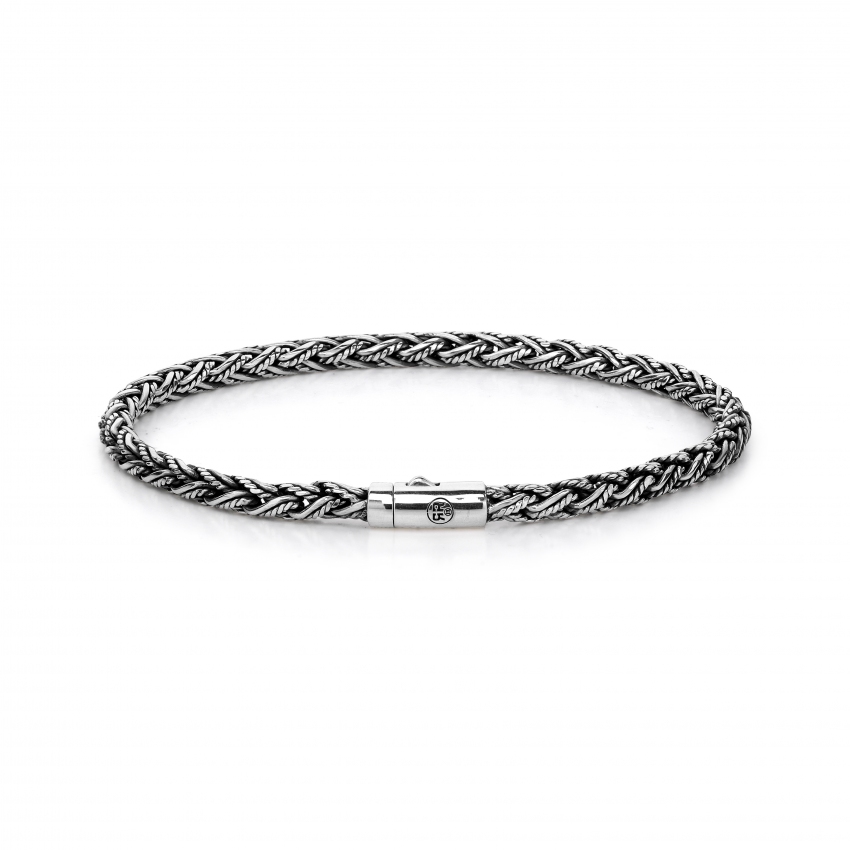 Rebel and Rose Men's Jewelry Bracelet RR-BR005-S-S