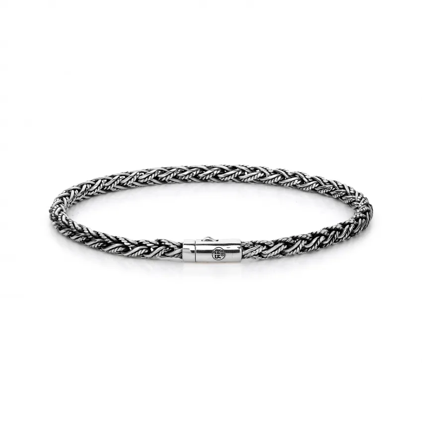 Rebel and Rose Men's Jewelry Bracelet RR-BR005-S-S