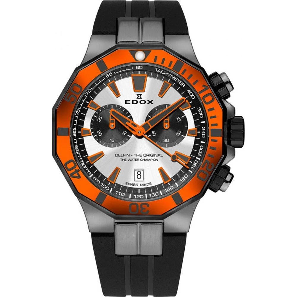 Edox Delfin The Original Chronograph Men's Watch 10112 37GNOCA ANO