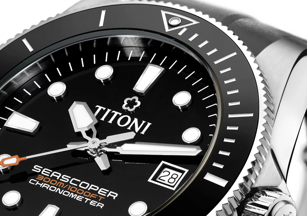 Titoni Seascoper 300 men's watch 83300 S-BK-R-702