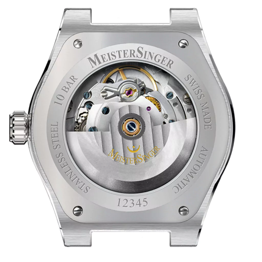 Meister Singer Kaenos Open Date, Automatic, Black Men's Watch KSOD902