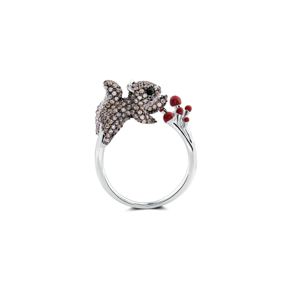 Seinerzeit Fluffy Squirrel Ring Size 56/58, SZA-1990-342-M