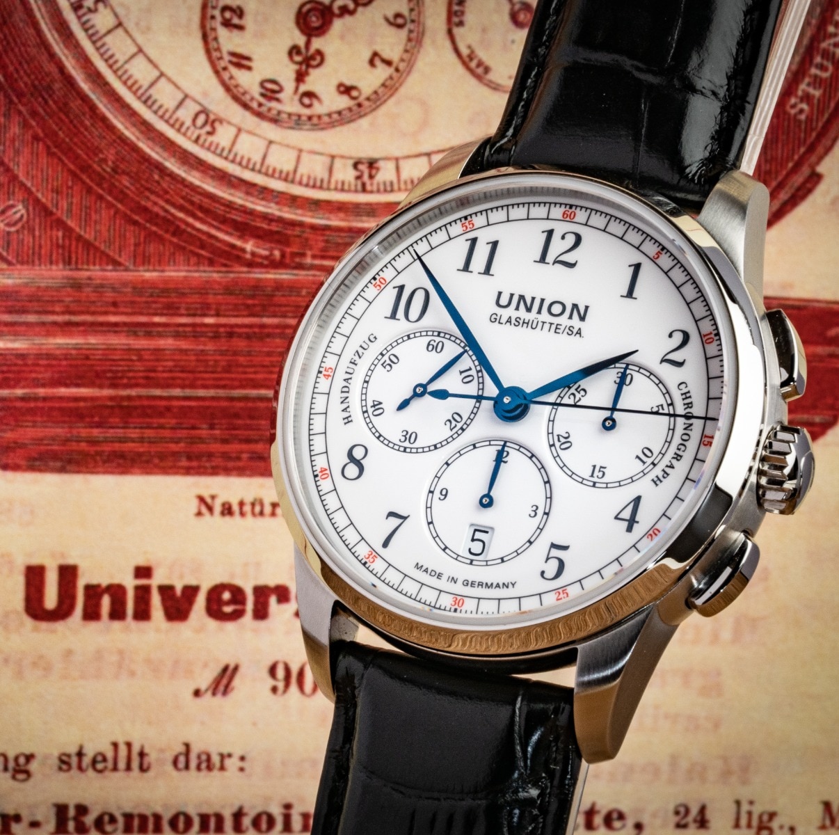 Union Glashütte 1893 Johannes Dürrstein Edition men's watch D007.459.16.017.00