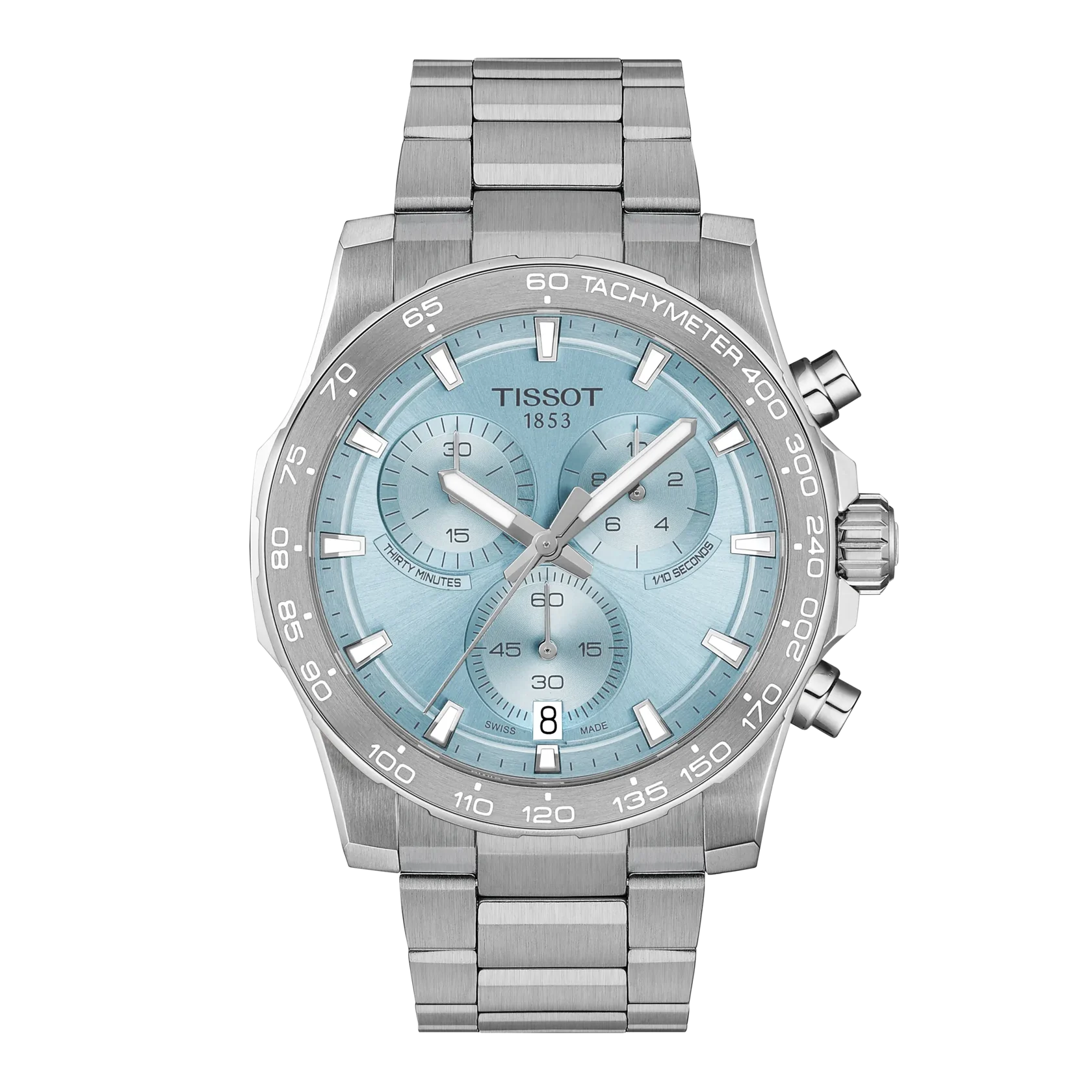 Tissot Supersport Chrono 42mm, stainless steel, quartz movement men's watch T125.417.11.351.00