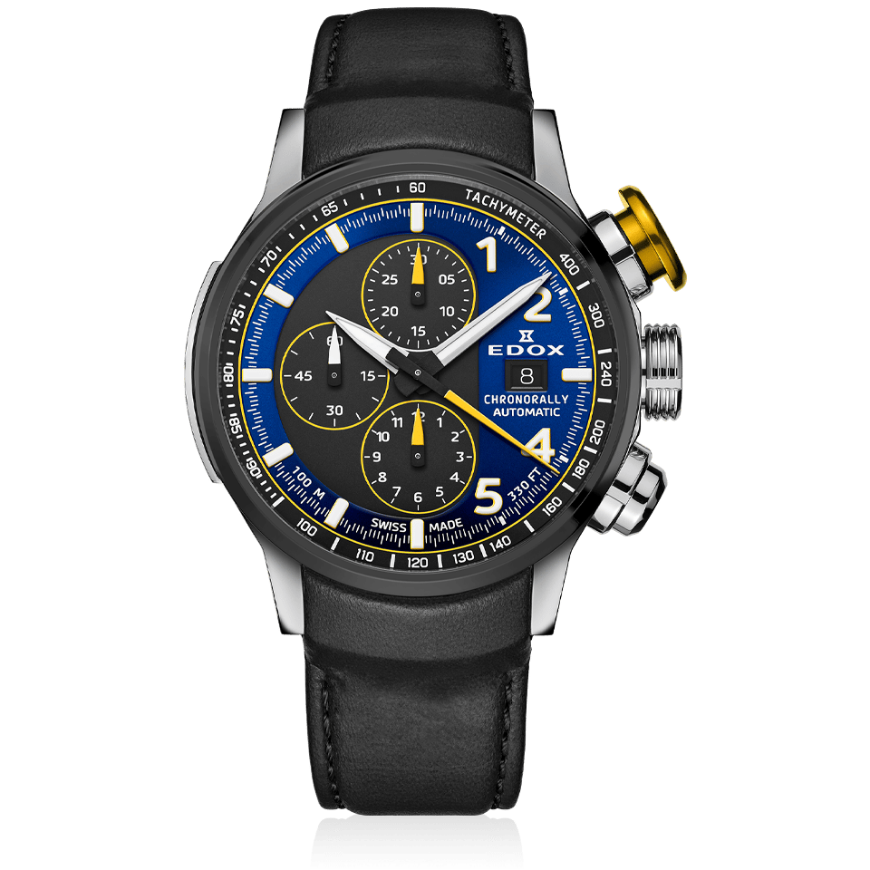 Edox Chronorally Automatic Men's Watch 01129 TTNJCN BUNJ
