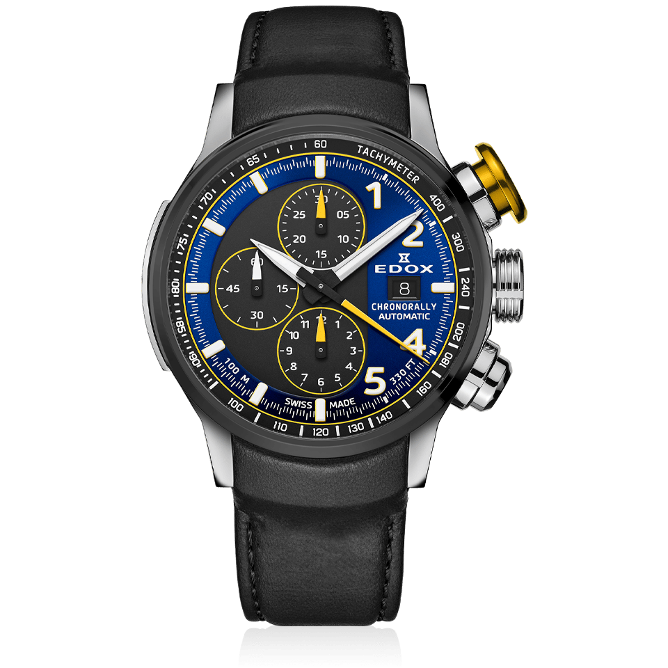 Edox Chronorally Automatic Men's Watch 01129 TTNJCN BUNJ