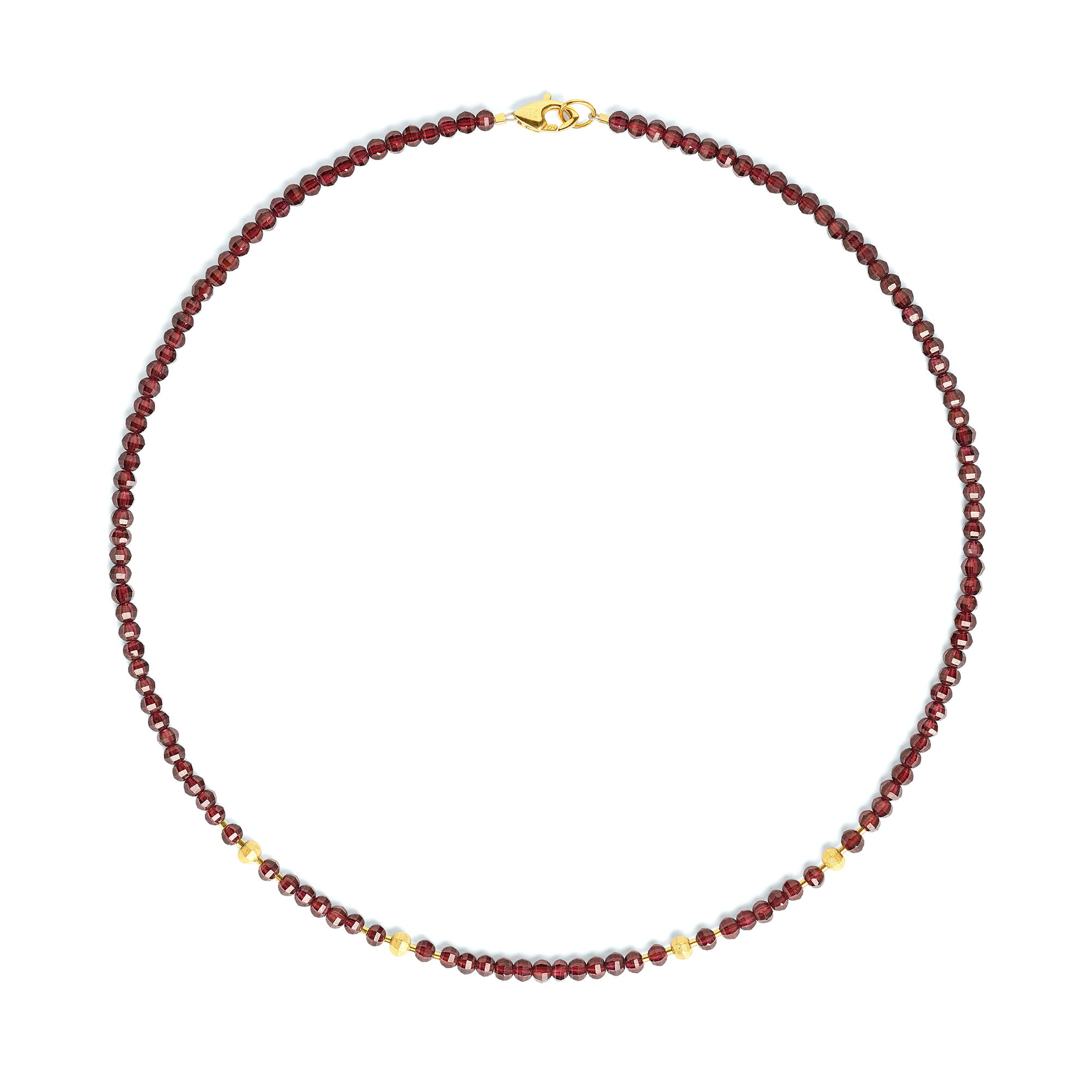 Bernd Wolf Lampa necklace garnet 925 sterling silver 84477776-V46