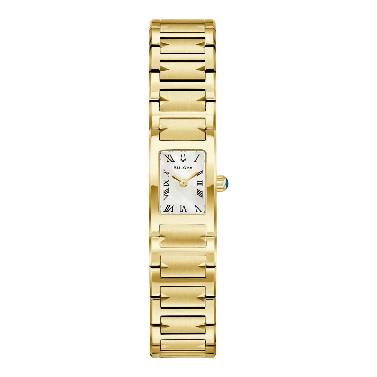 Bulova Marc Anthony Harmony Quartz Gold Tone Mother of Pearl Ladies Watch 97L200