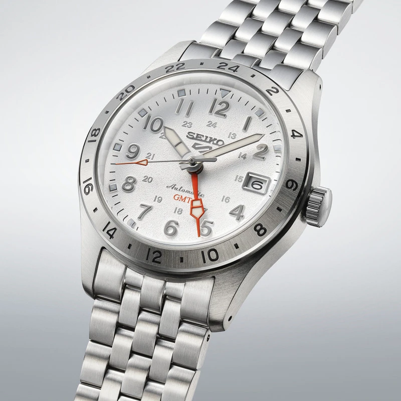Seiko 5 Sports Automatic GMT, 39 mm, Stainless Steel Bracelet Men's Watch SSK059K1