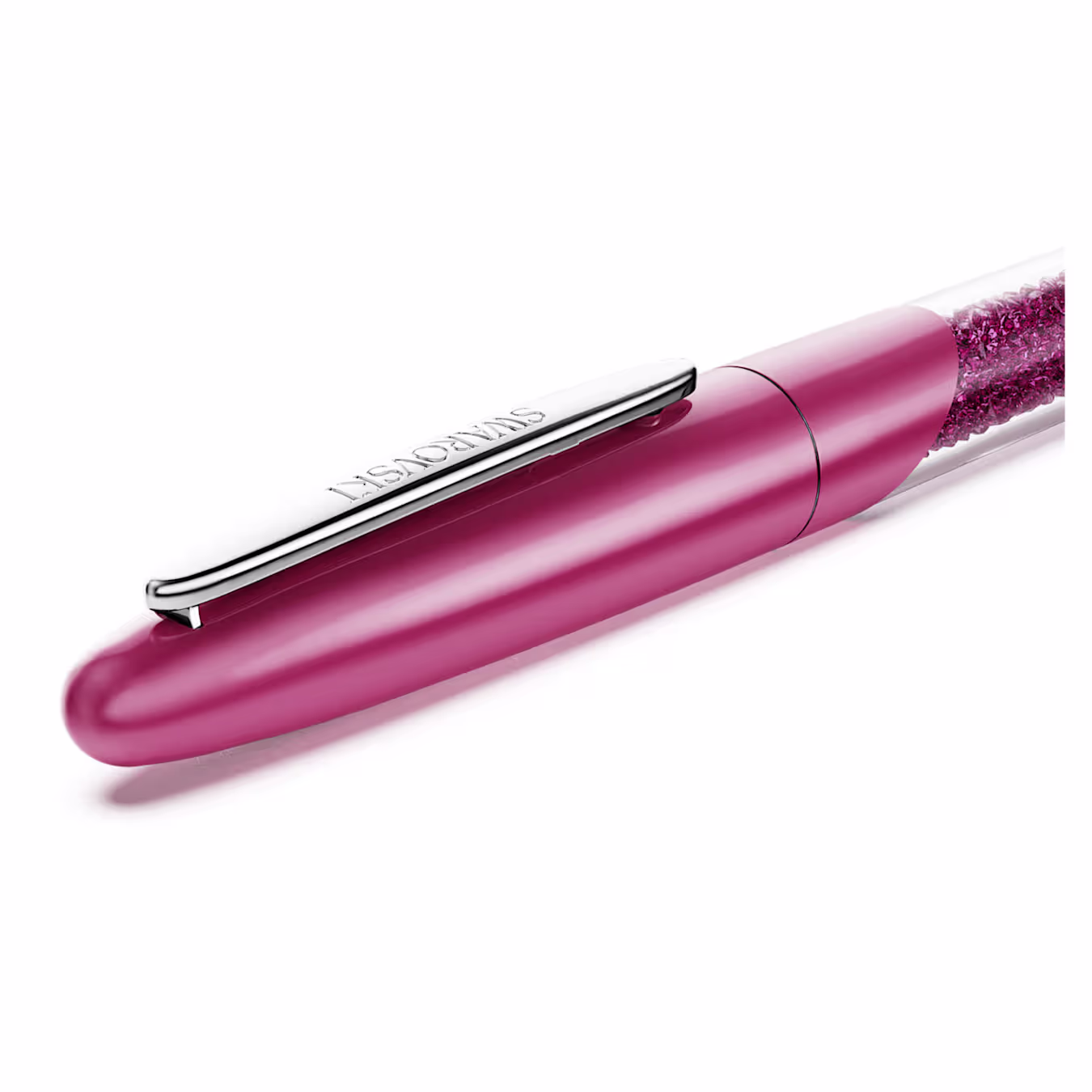 Swarovski Crystalline Rollerball Pen, Pink, Chrome Plated 5717141