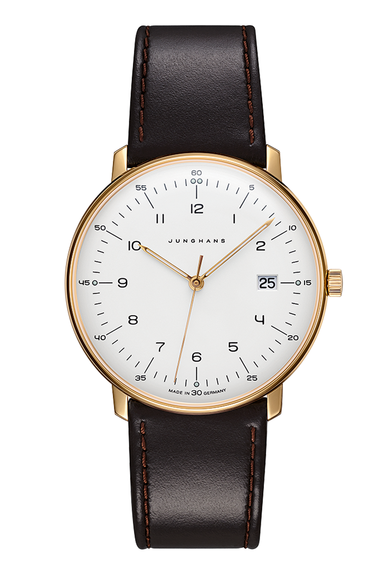 Junghans max bill quartz sapphire glass men's watch 041/7872.02