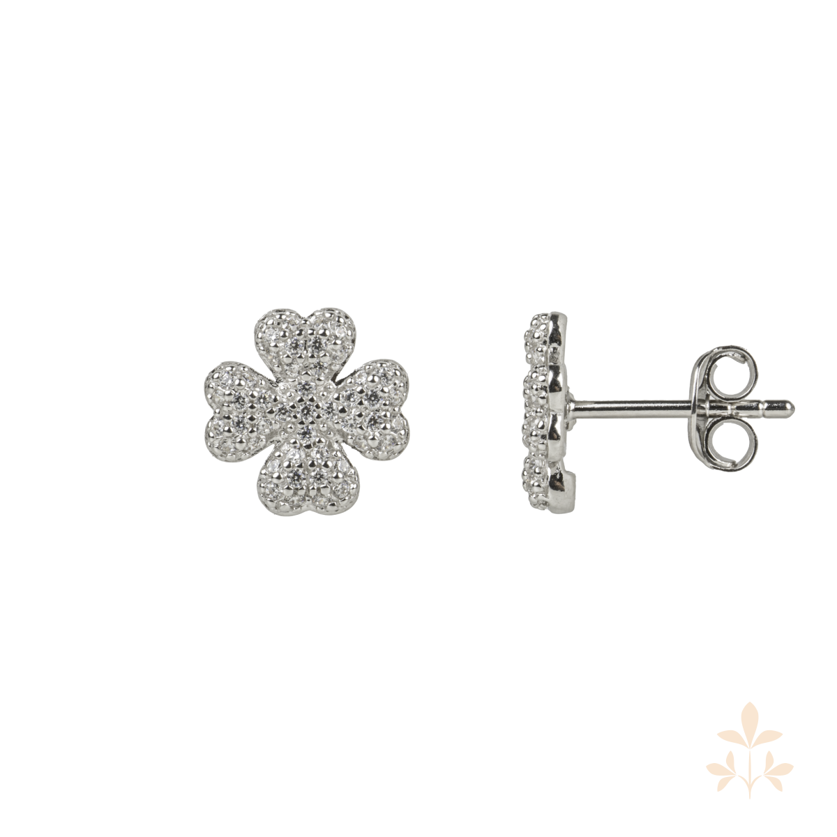 Back then Clover Shamrock Earrings SZA-2990-272
