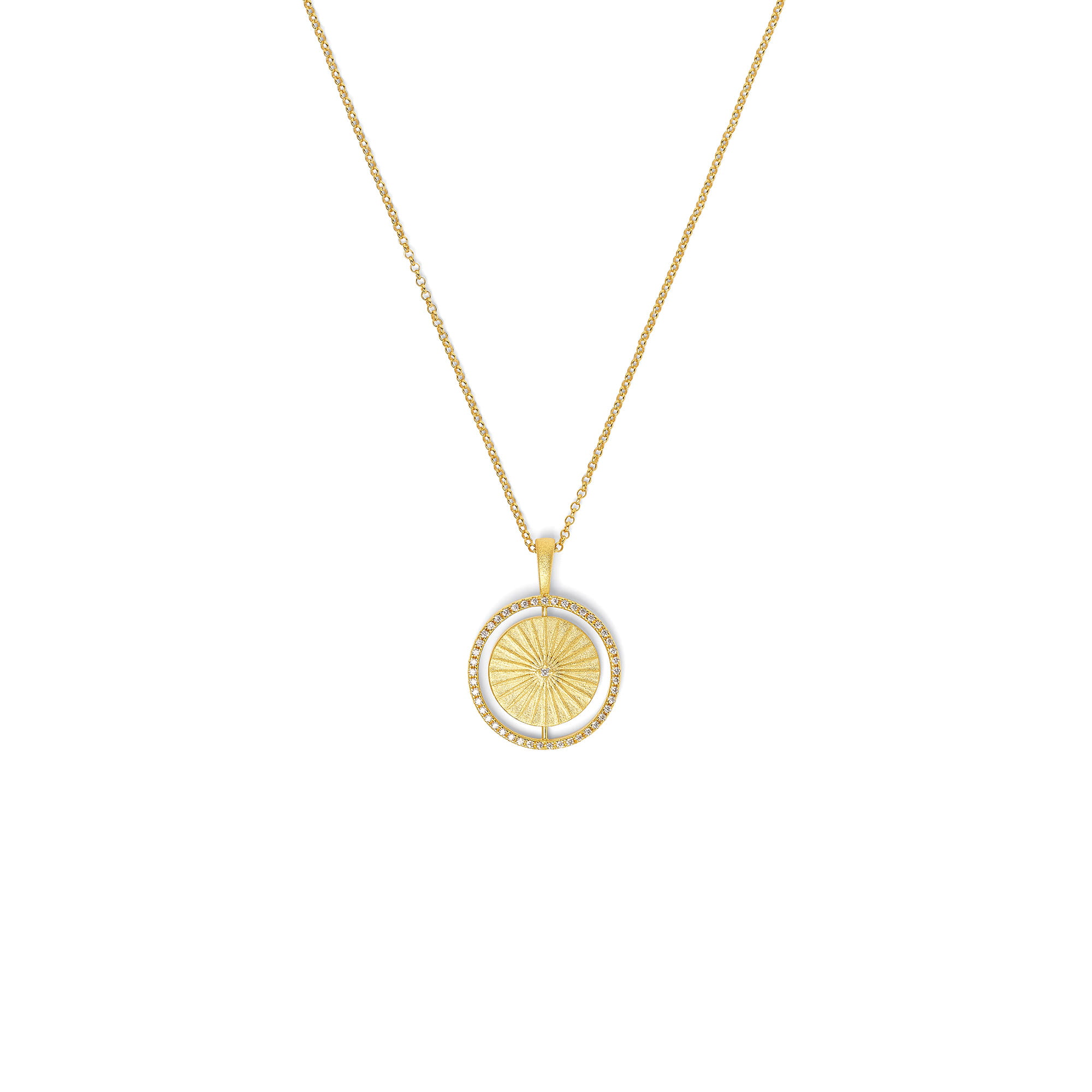 Bernd Wolf Sun & Moon Zirconia Necklace 8612002156-V50