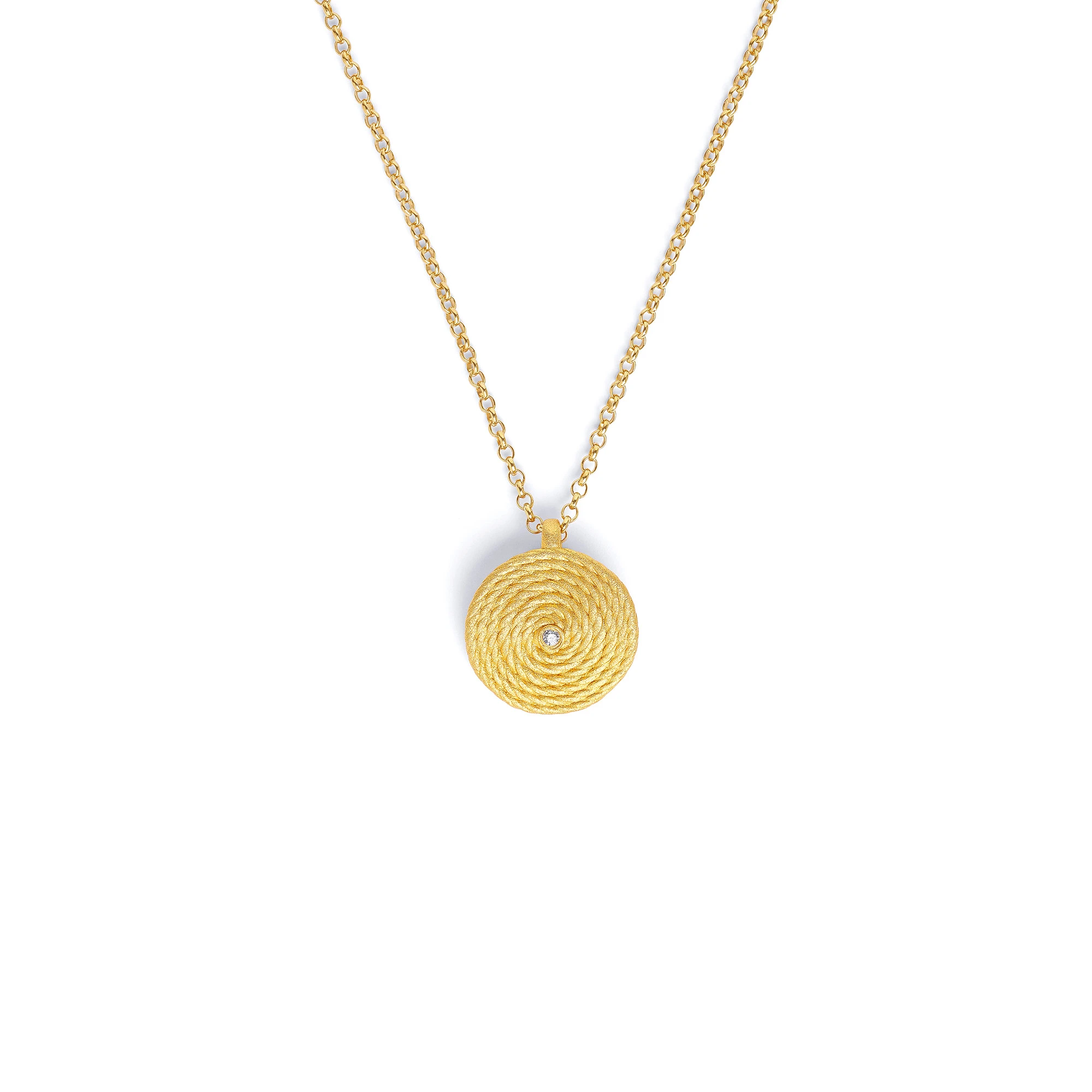 Bernd Wolf Lianas necklace design line Maritim, zirconia, 15mm, 925 sterling silver 8611055156-V45