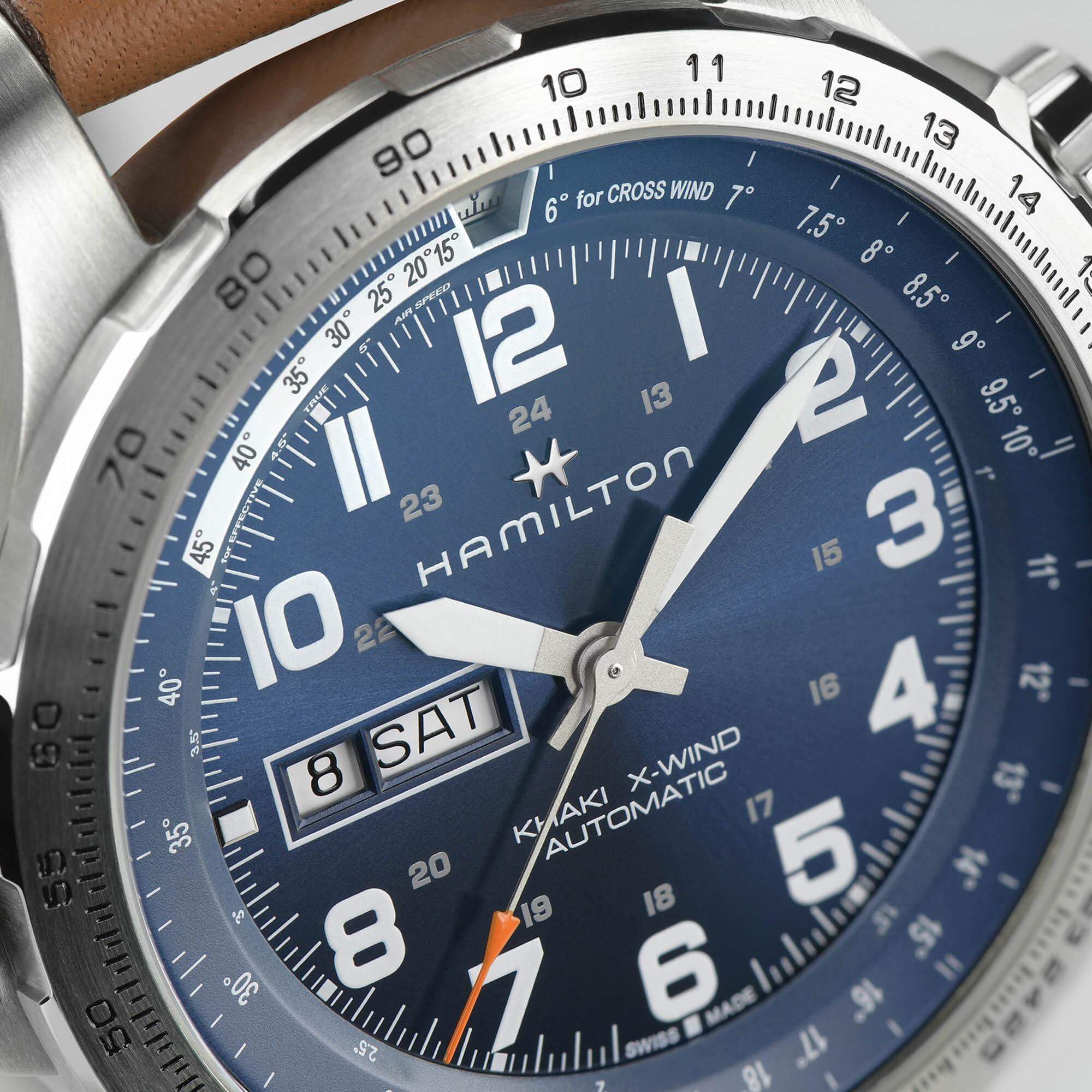 Hamilton Khaki X-Wind Day Date Automatic H77765541 Men's Watch