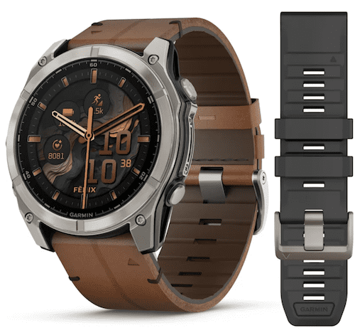 Garmin fēnix® 8 - 51 mm AMOLED Sapphire Graphite/Carbon Gray Titanium DLC 010-02905-40