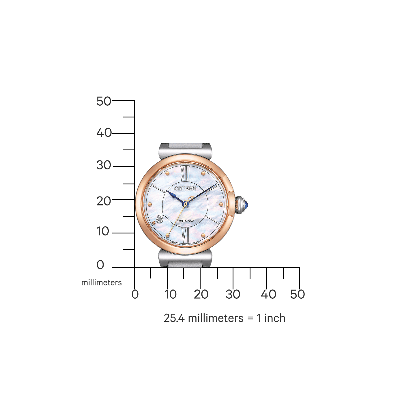 Citizen Eco-Drive Women's Watch EM1074-15D