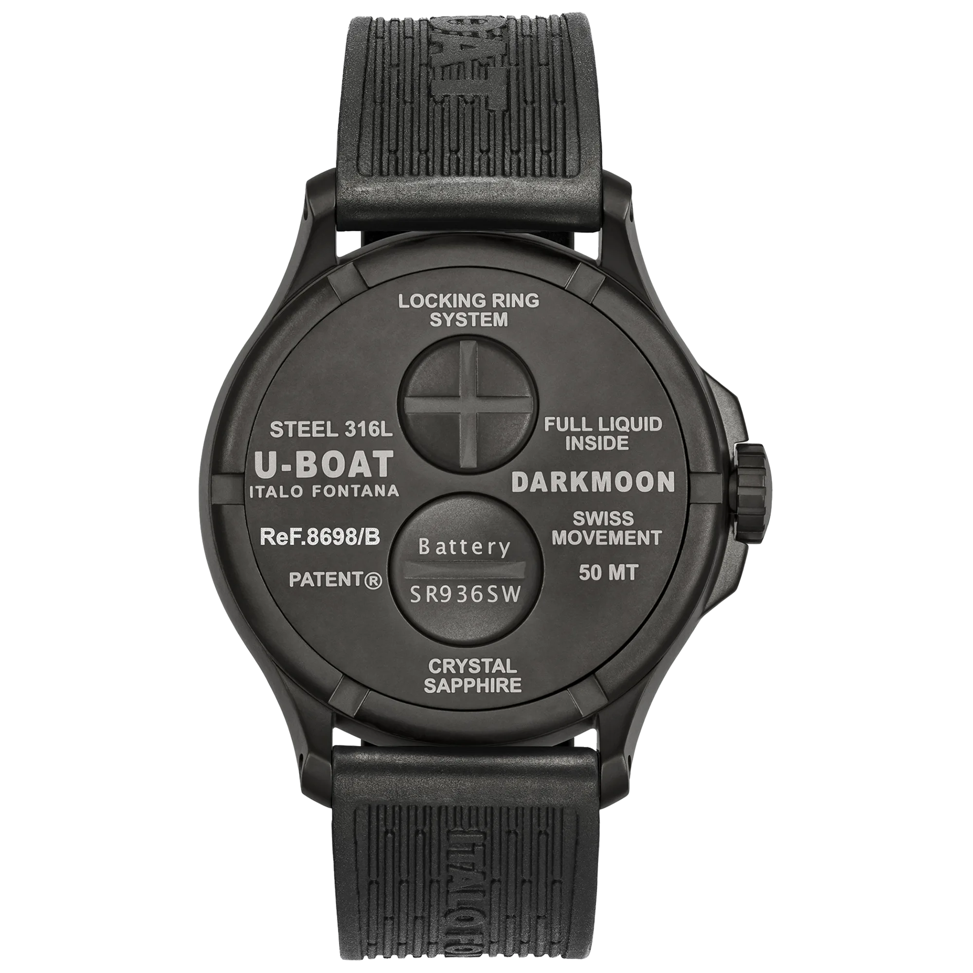 U-Boat Darkmoon 44mm men's watch 8698/B