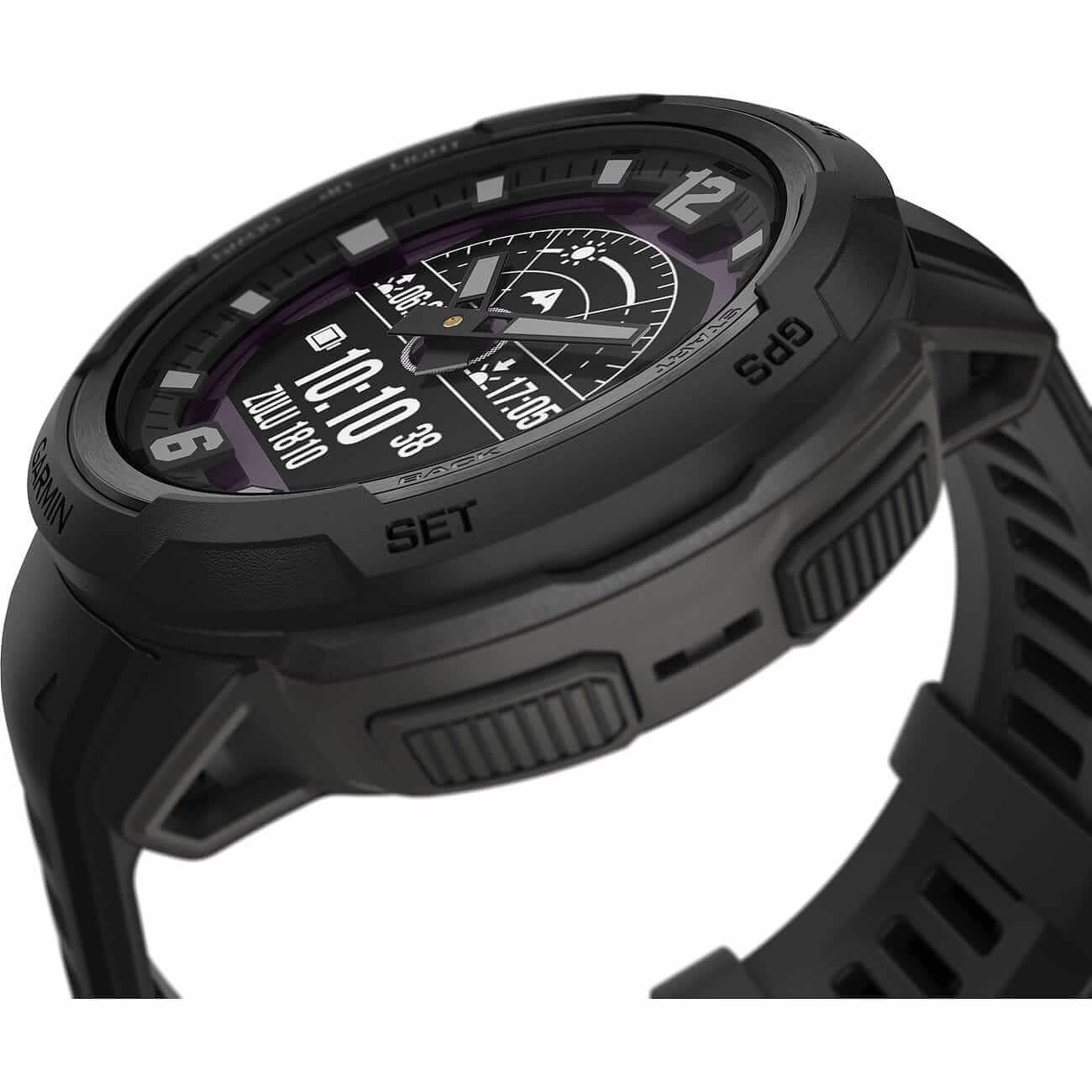 Garmin Instinct Crossover Solar Tactical Edition Black Men's Watch 010-02730-00