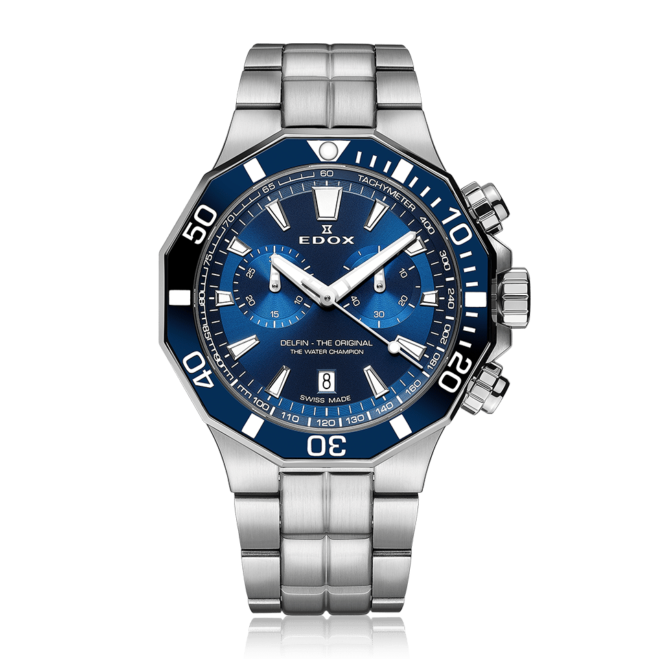 Edox Delfin The Original Chronograph Men's Watch 10112-3BUM-BUIN