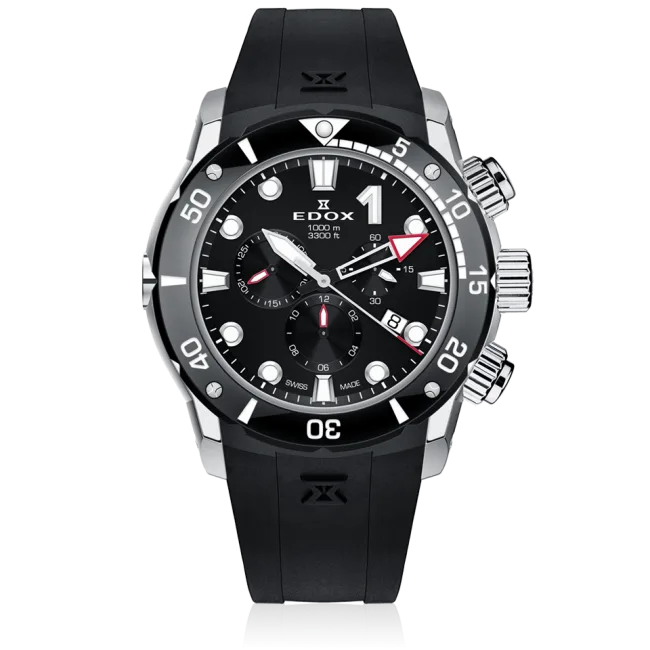 Edox CO-1 Chronograph Men's Watch 10242 TIN NIN