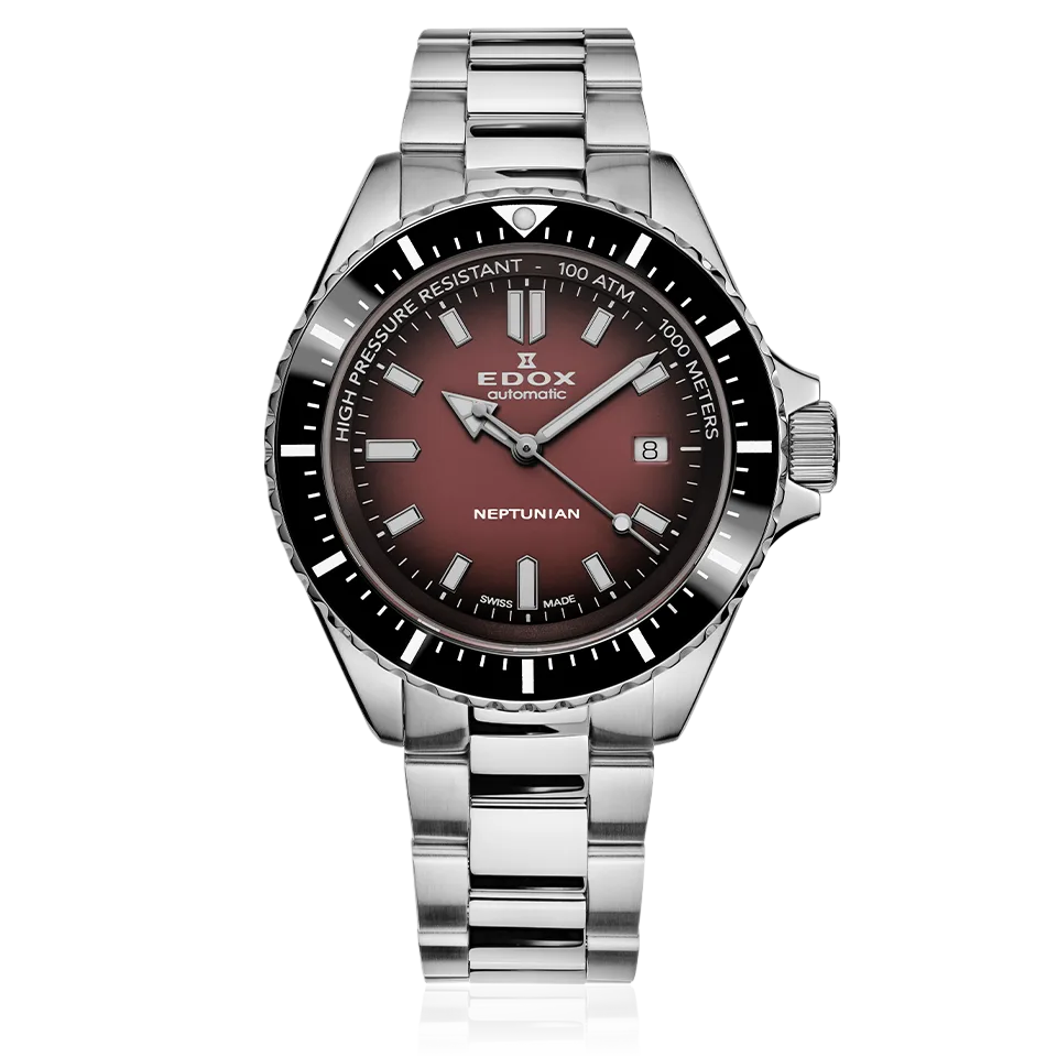 Edox Neptunian Automatic men's watch 80120-3NM-BRD