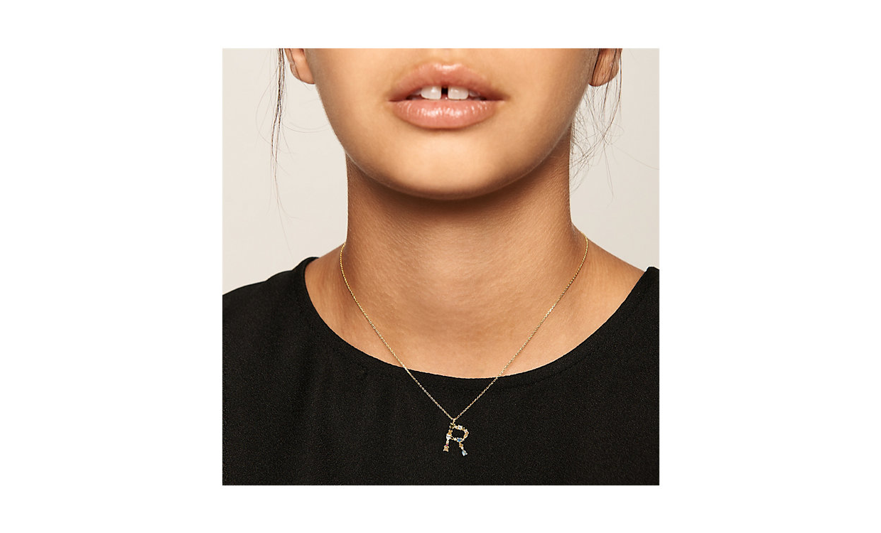 PD Paola Necklace Letter R CO01-113-U