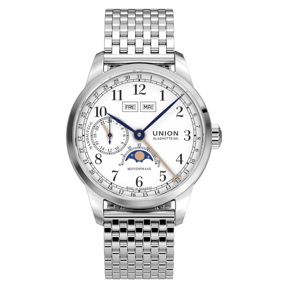 Union Glashütte 1893 Johannes Dürstein Edition Moon Phase Men's Watch D007.458.11.017.00