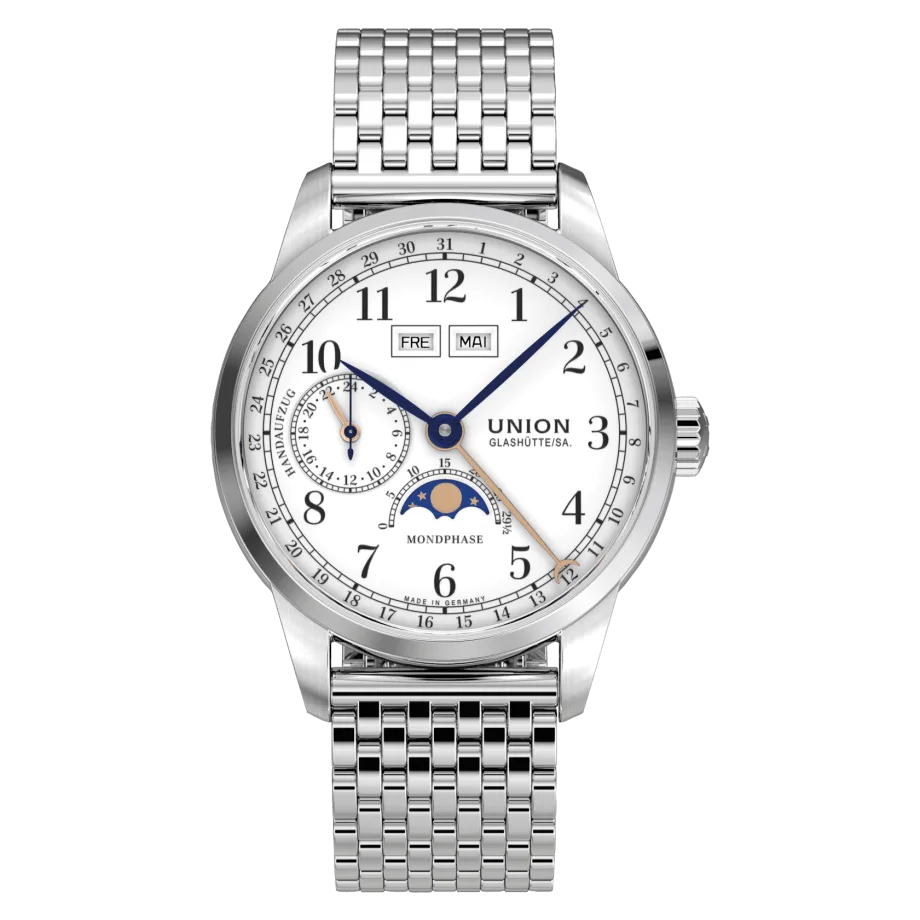 Union Glashütte 1893 Johannes Dürstein Edition Moon Phase Men's Watch D007.458.11.017.00