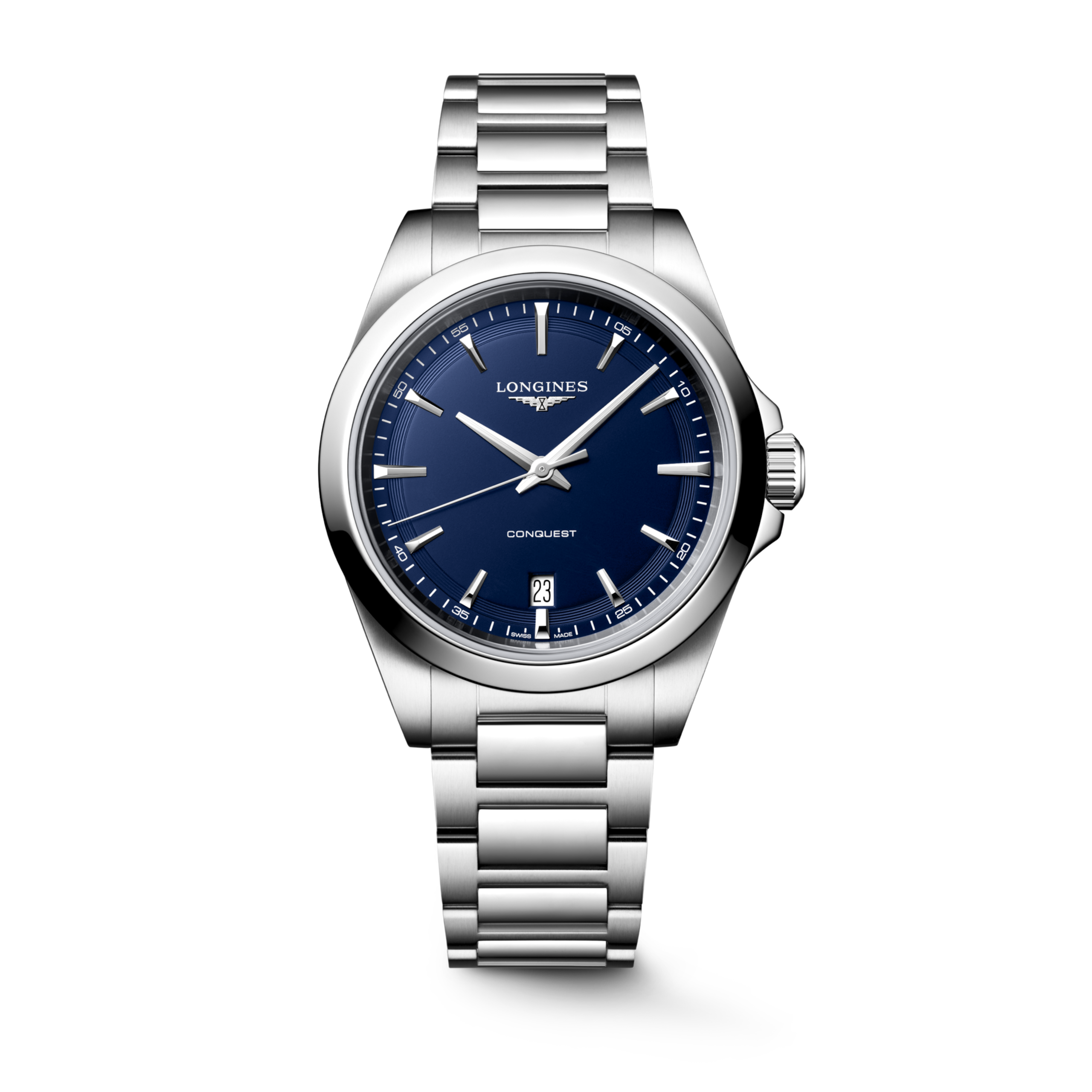 Longines Conquest Quarz blue Men's Watch L3.750.4.92.6