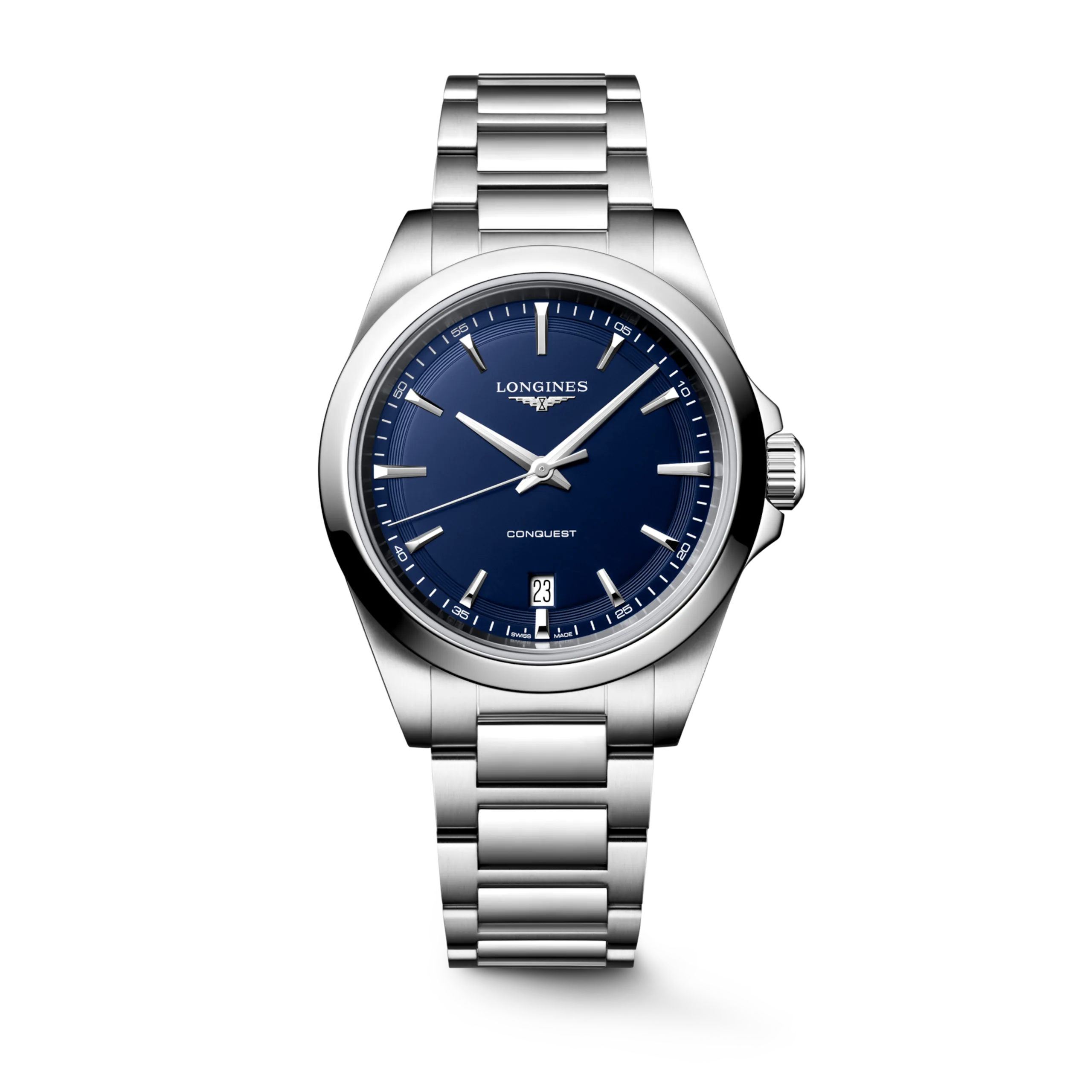 Longines Conquest Quarz blue Men's Watch L3.750.4.92.6