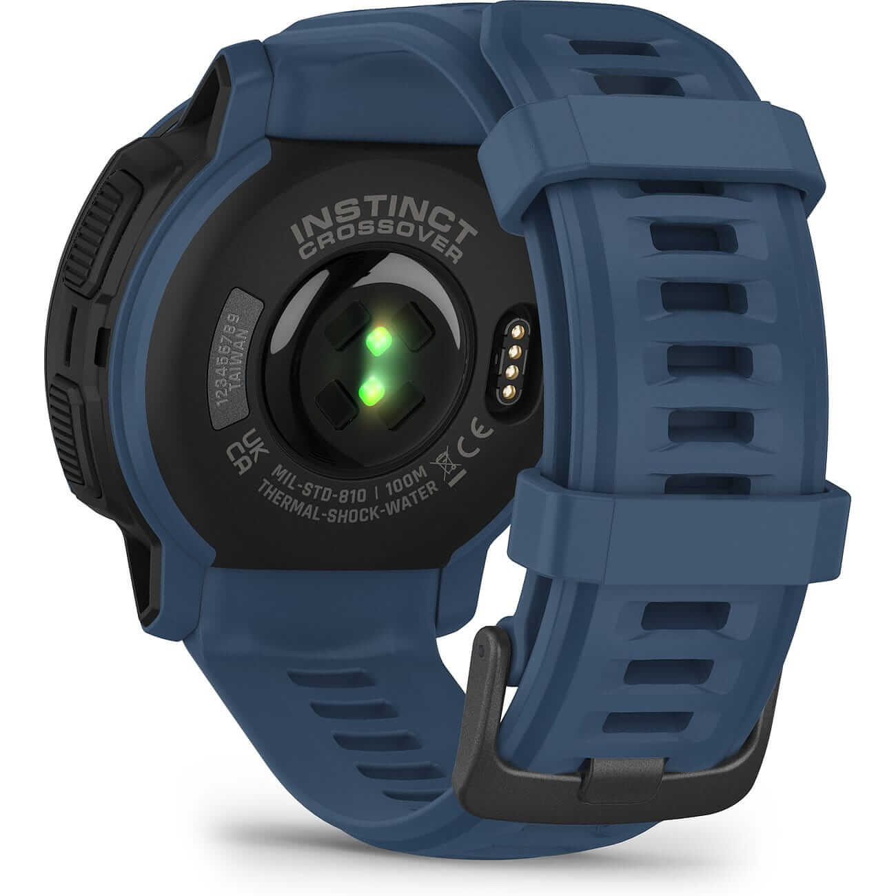 Garmin Instinct Crossover Solar Blue Men's Watch 010-02730-02