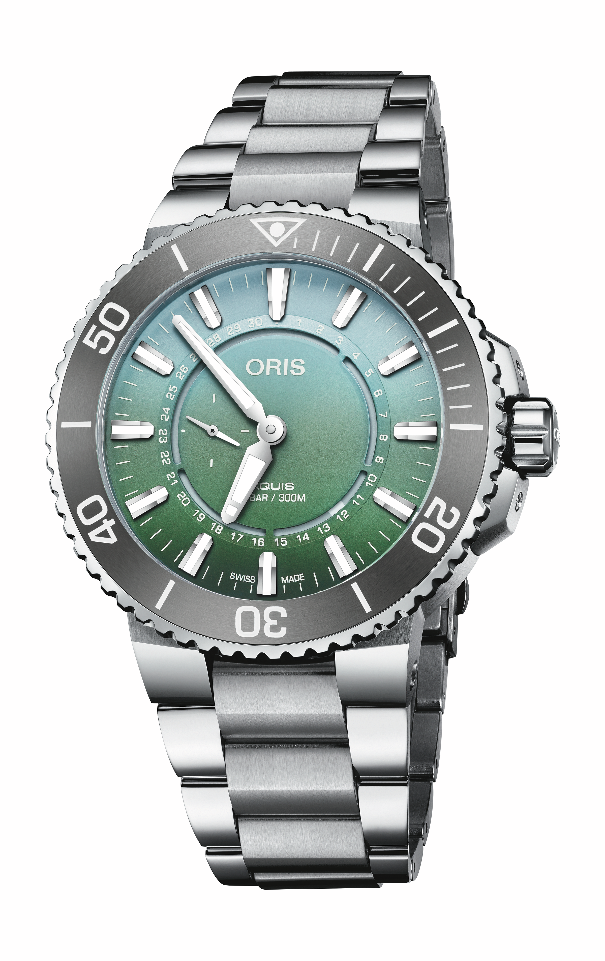 Oris men's watch Aquis 01 743 7734 4197 set