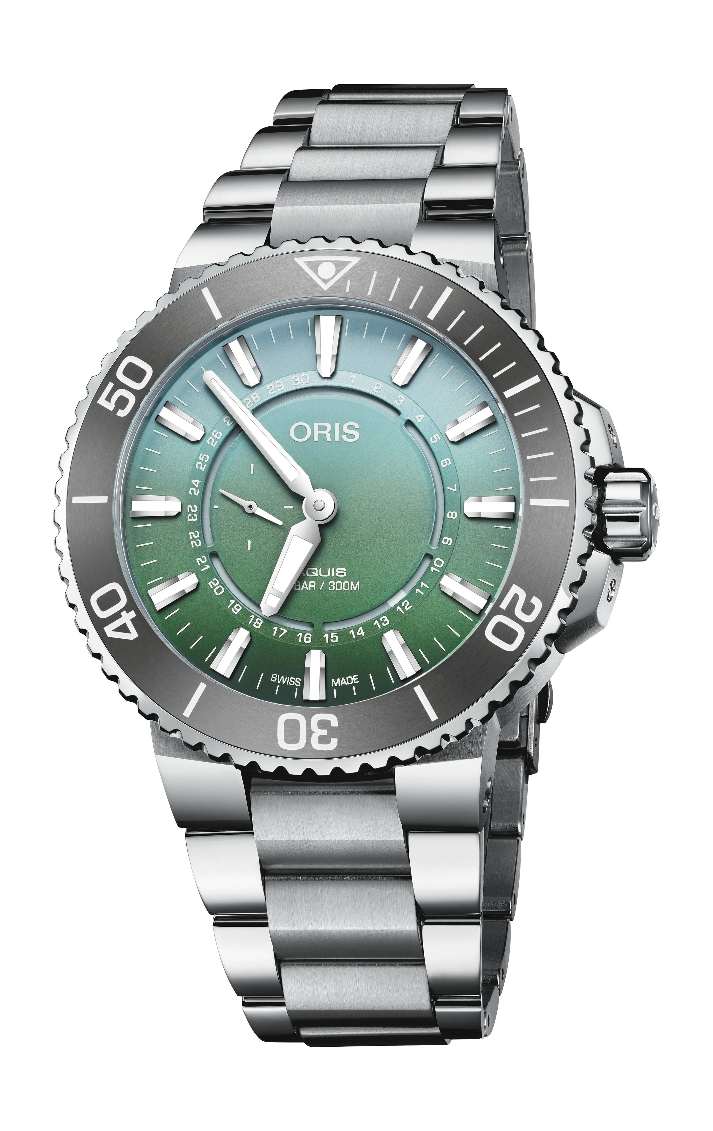 Oris men's watch Aquis 01 743 7734 4197 set