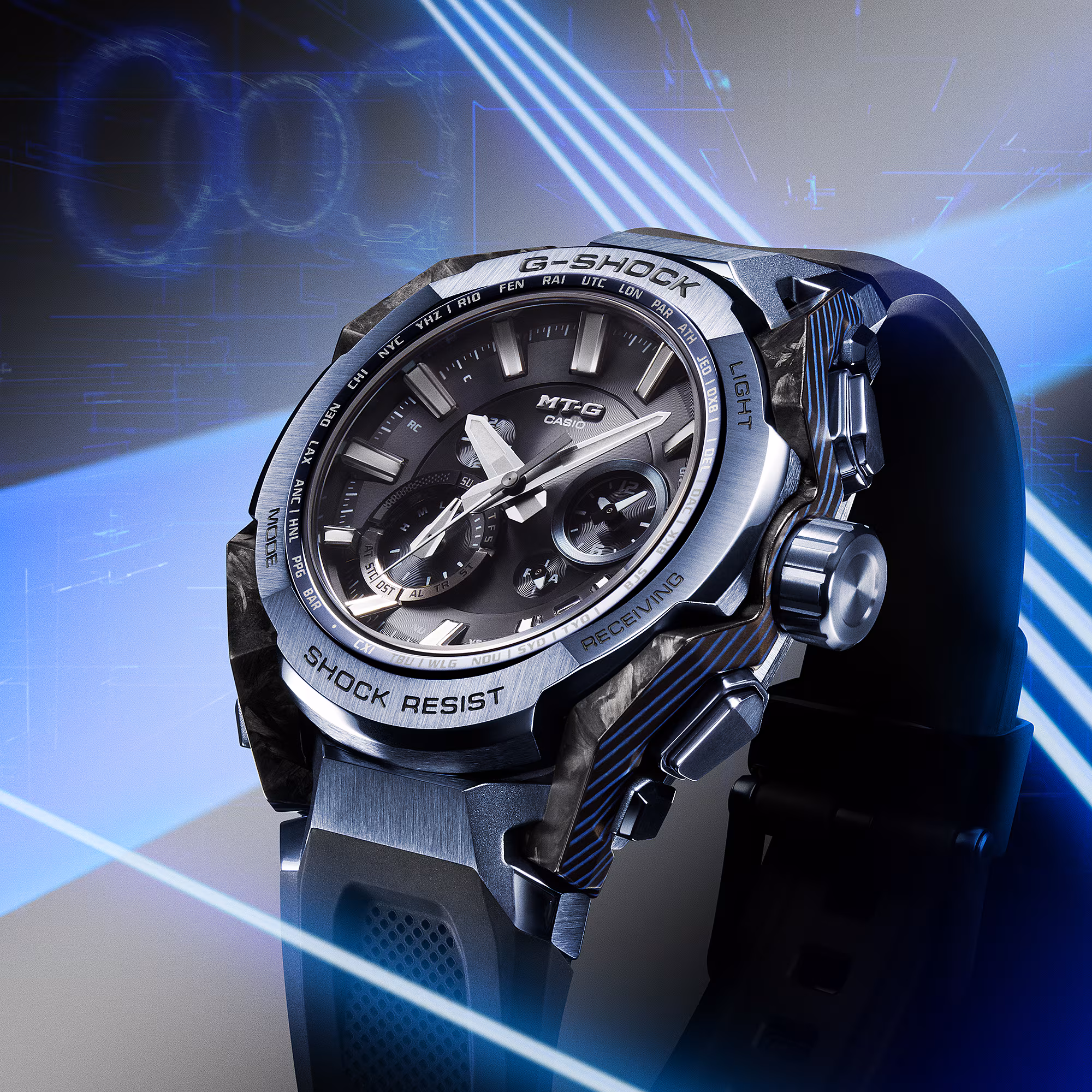 G-Shock MTG Carbon Hybrid Herrenuhr MTG-B4000B-1A2ER