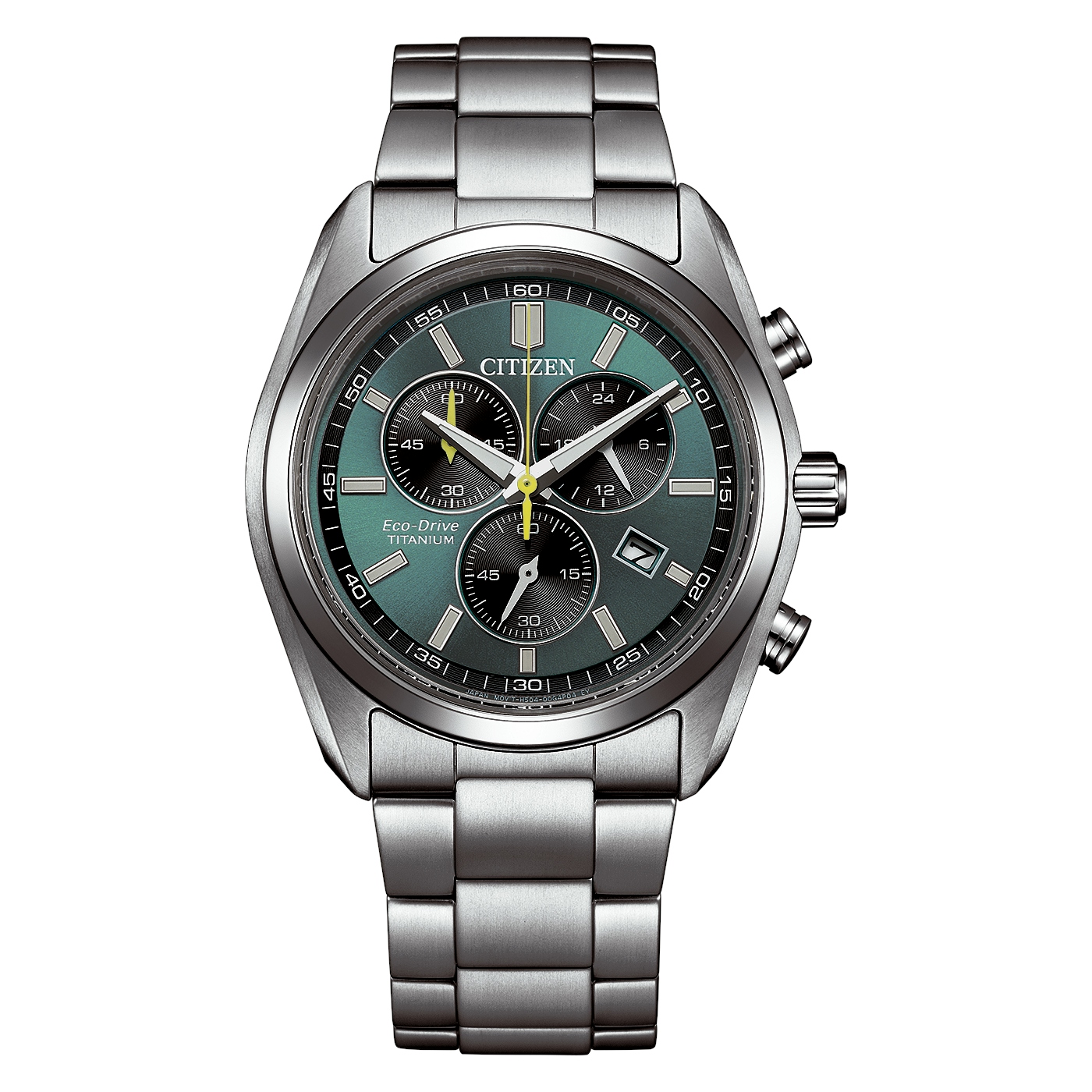 Citizen Super Titanium ™ Eco-Drive green ø 40mm men's watch AT2590-59X