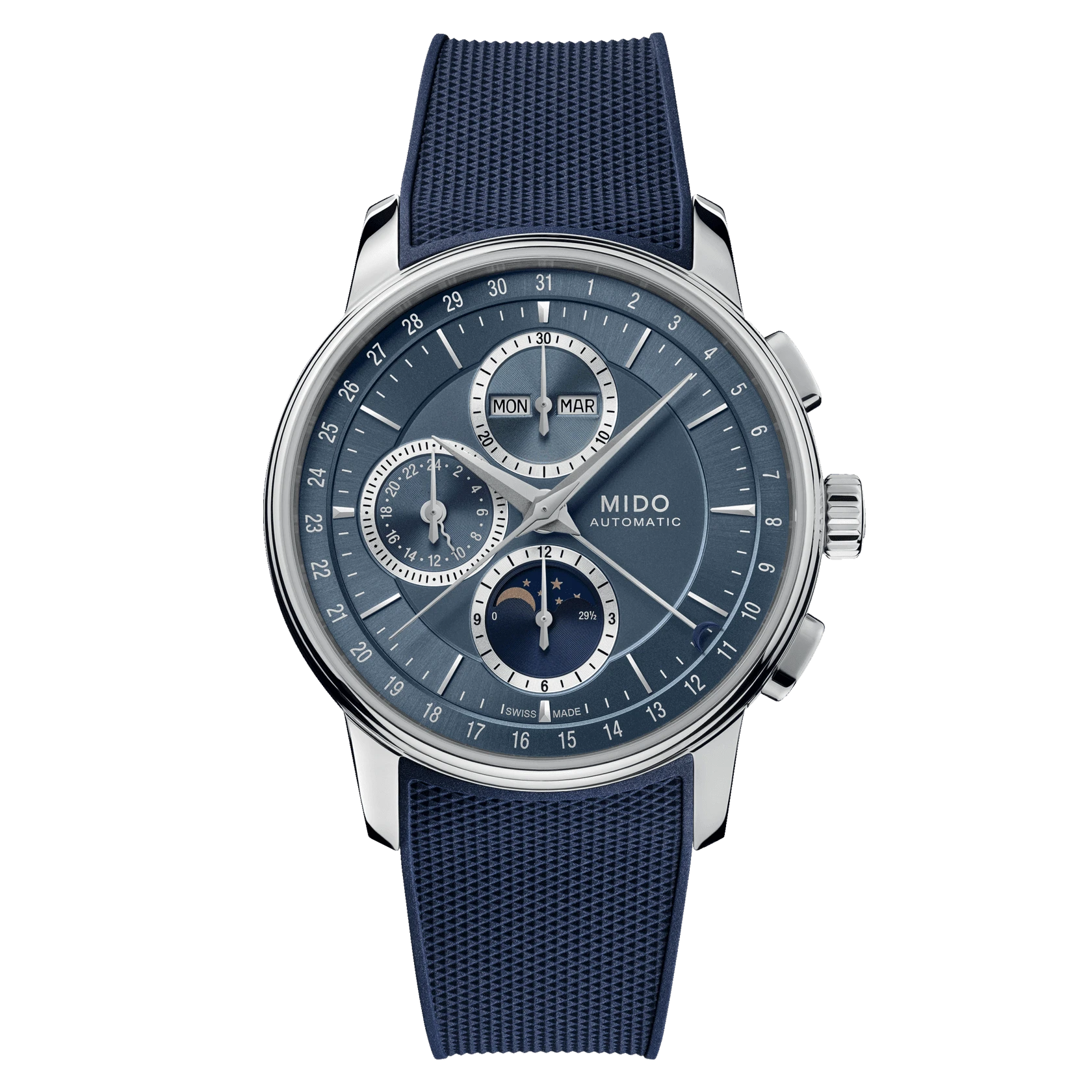 Mido Baroncelli Chronograph Moonphase M027.625.17.041.00 men's watch