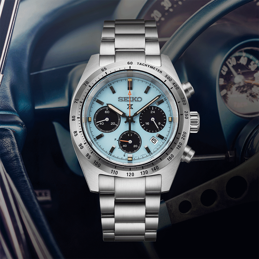 Seiko Prospex Speedtimer Limited Edition Solar Chronograph Men's Watch SSC937P1